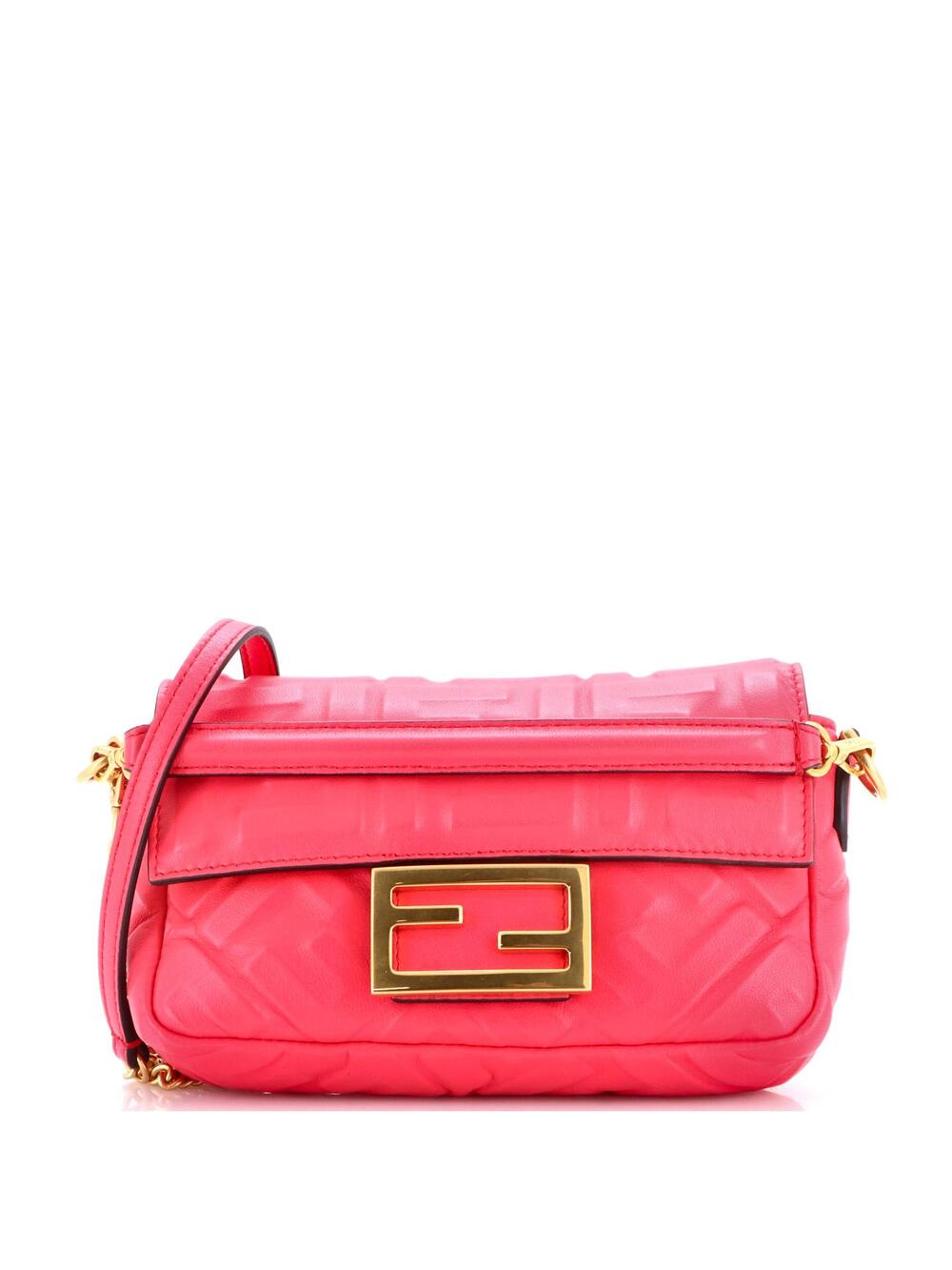 Fendi Baguette Nm Bag Zucca Embossed #345189F21B
